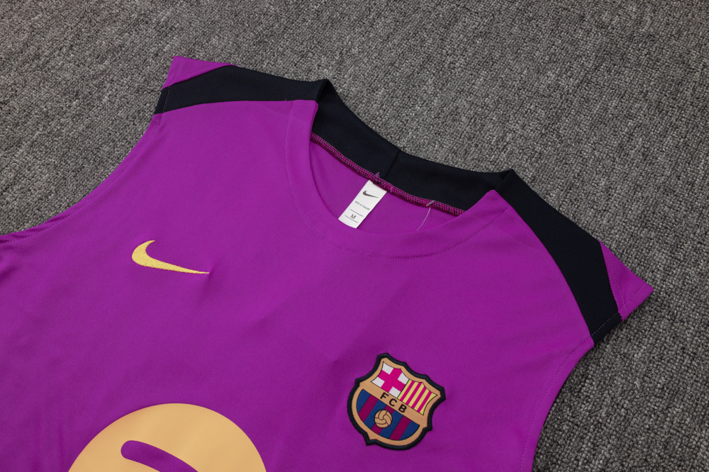 2025/2026 Barcelona purple sleeveless training kit
