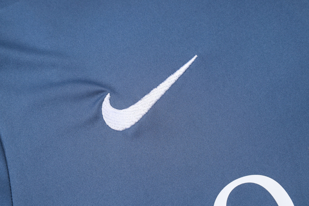 2025/2026 Paris Saint-Germain Light Grey Short-Sleeve Training Suit Kit