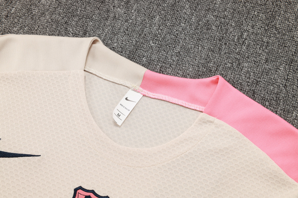 2025/2026 Barcelona beige short-sleeved training kit