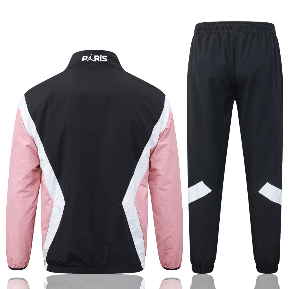 2025/2026 Paris Saint-Germain Black Long Zip-Up Jacket Set