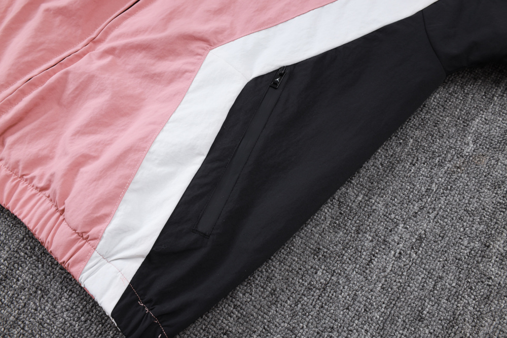 2025/2026 Paris Saint-Germain Pink Long Zip-Up Jacket Set