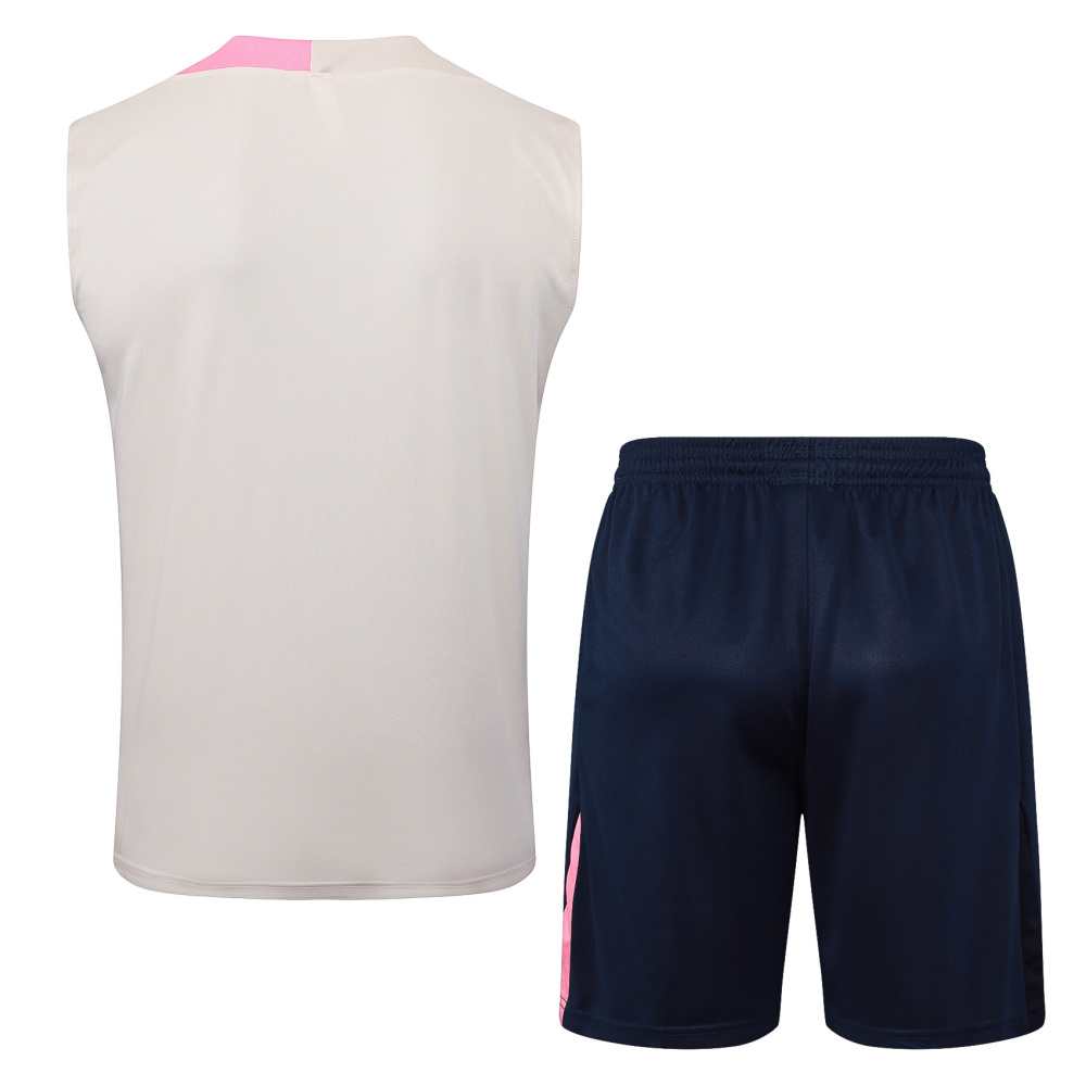 2025/2026 Barcelona off-white sleeveless training kit