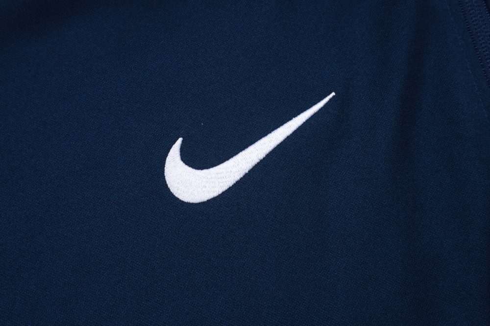 2025/2026 Paris Saint-Germain Blue and Red Long-Zip Long-Sleeve Training Suit Kit