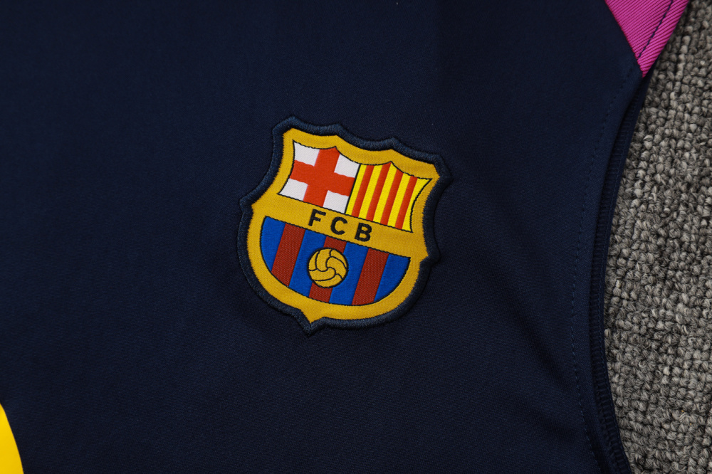 2025/2026 Barcelona dark blue sleeveless training kit