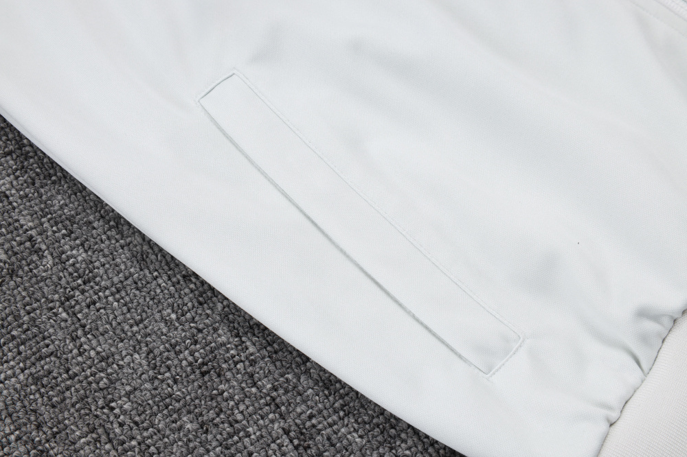 2025/2026 Inter Milan White long-sleeved full-zip training kit