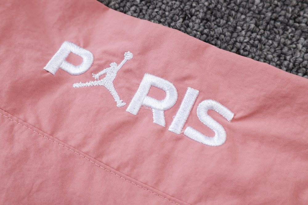 2025/2026 Paris Saint-Germain Pink Long Zip-Up Jacket Set