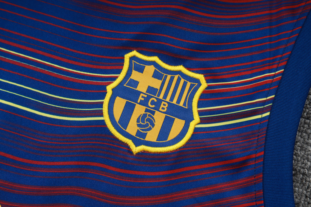 2025/2026 Barcelona Royal Blue Inkjet Sleeveless Training Kit