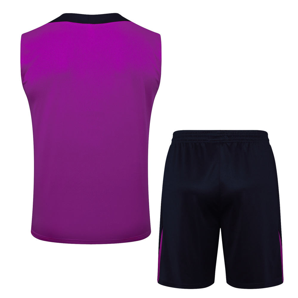 2025/2026 Barcelona purple sleeveless training kit