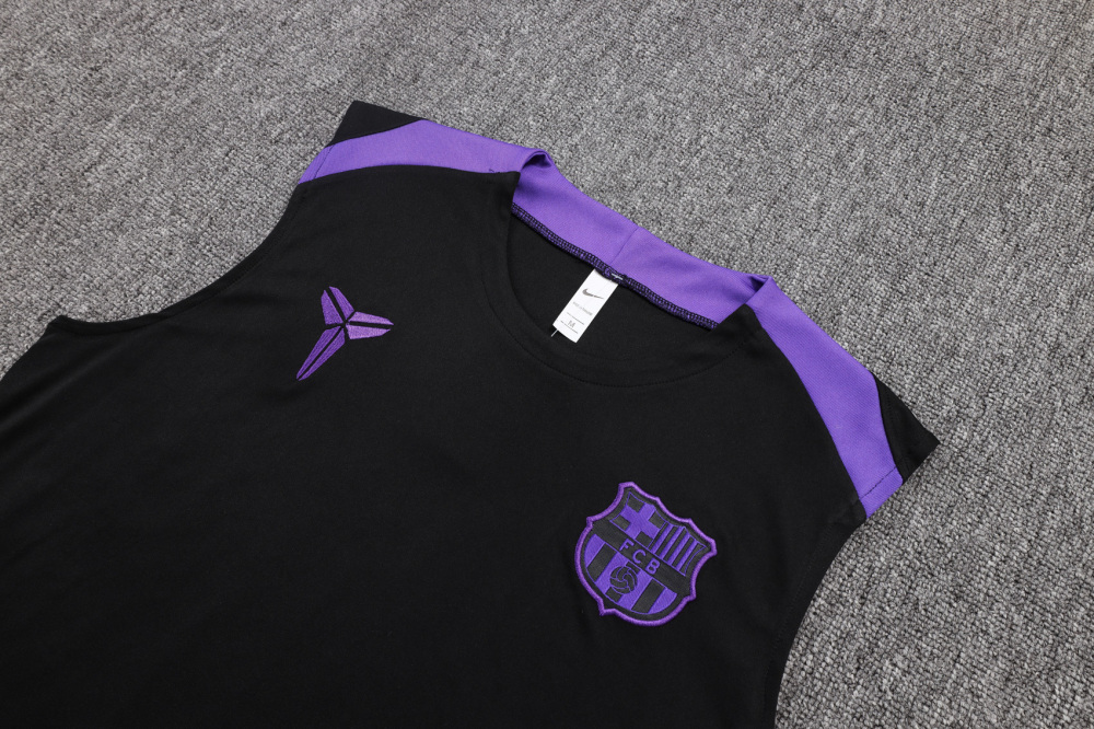 2025/2026 Barcelona Black Sleeveless Training Kit