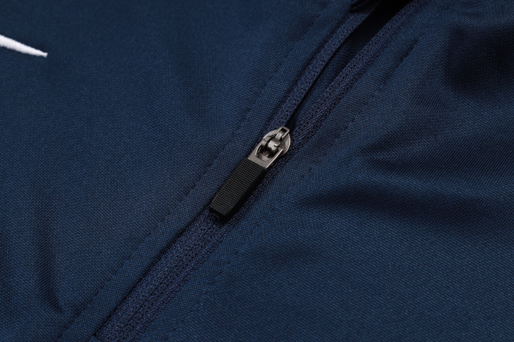2025/2026 Paris Saint-Germain Blue (Red on Shoulders) Half-Zip Long-Sleeve Training Suit Kit