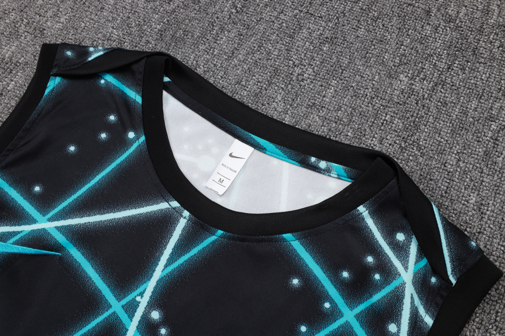 2025/2026 Inter Milan Black starry sky inkjet sleeveless training kit