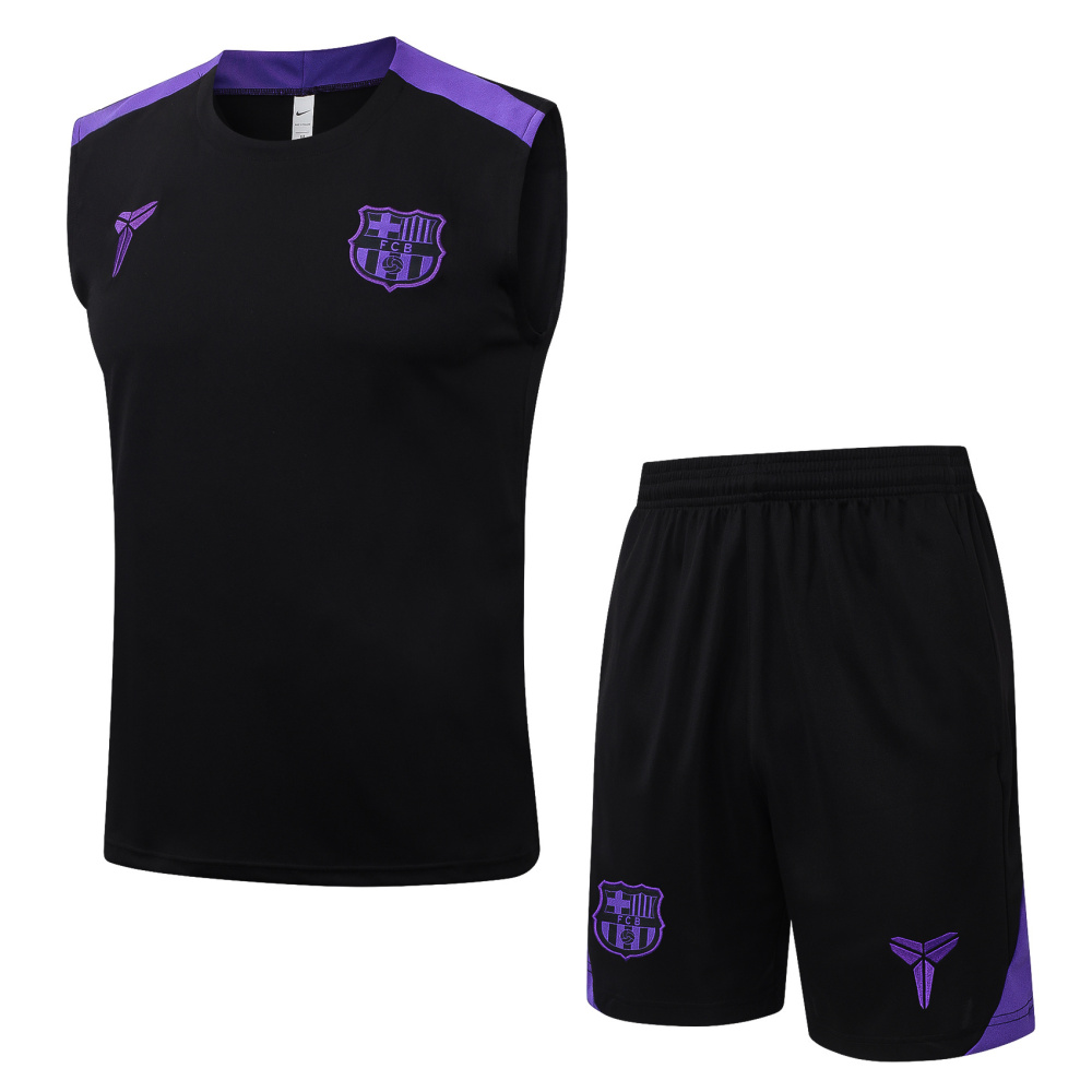 2025/2026 Barcelona Black Sleeveless Training Kit