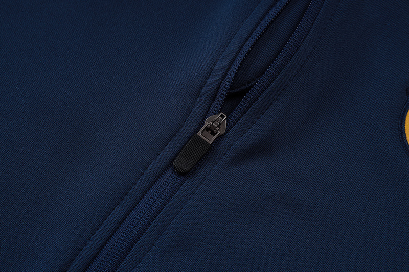 2025/2026 Barcelona dark blue long-sleeved full-zip training kit