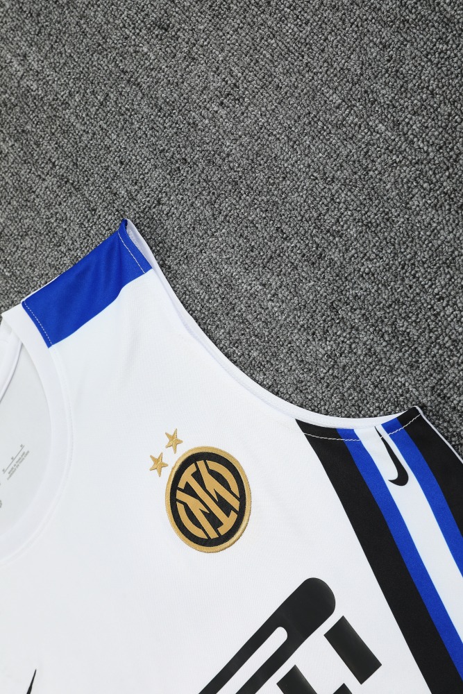 2025/2026 Inter Milan White sleeveless training kit