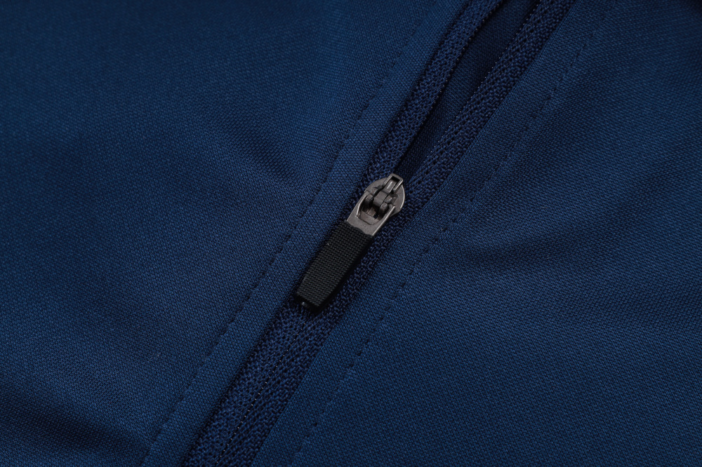 2025/2026 Paris Saint-Germain Dark Blue Half-Zip Long-Sleeve Training Suit Kit