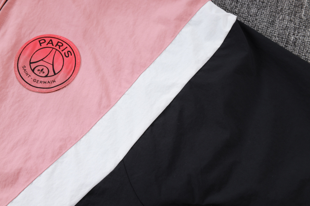 2025/2026 Paris Saint-Germain Pink Long Zip-Up Jacket Set