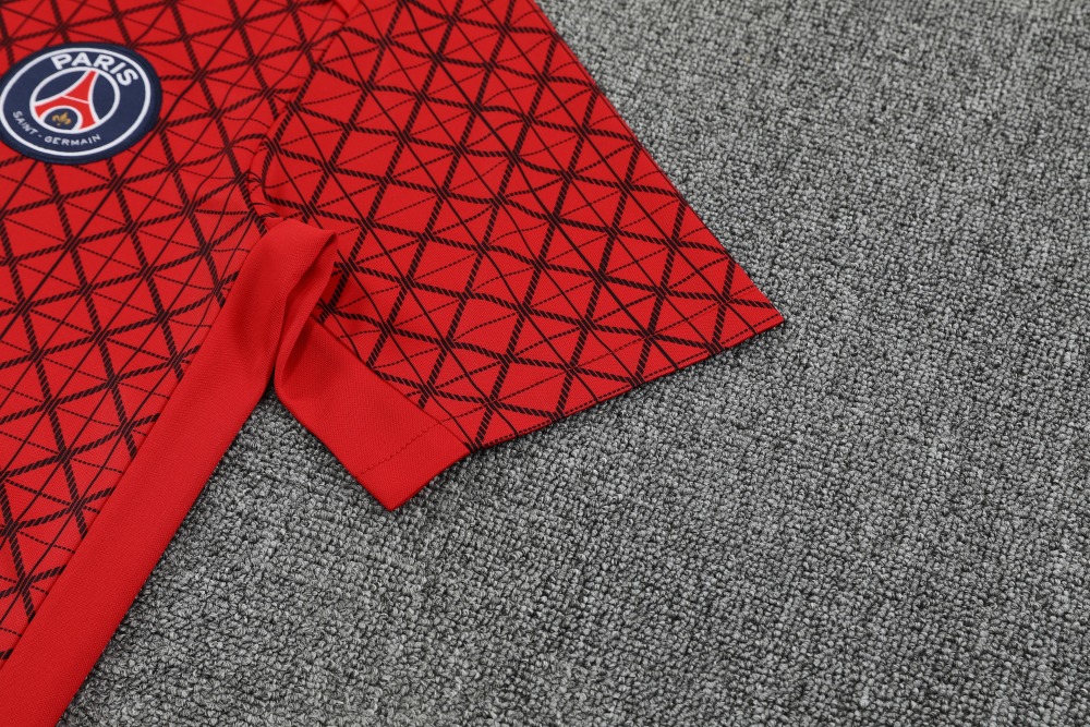 2025/2026 Paris Saint-Germain Red Short-Sleeve Training Kit