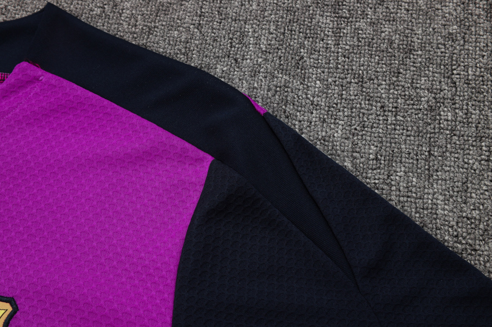2025/2026 Barcelona red and purple short-sleeved training kit