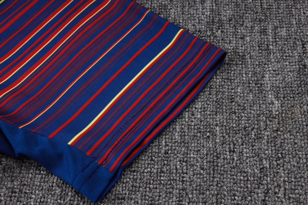 2025/2026 Barcelona Cyan + Diagonal Inkjet Short-Sleeved Training Kit