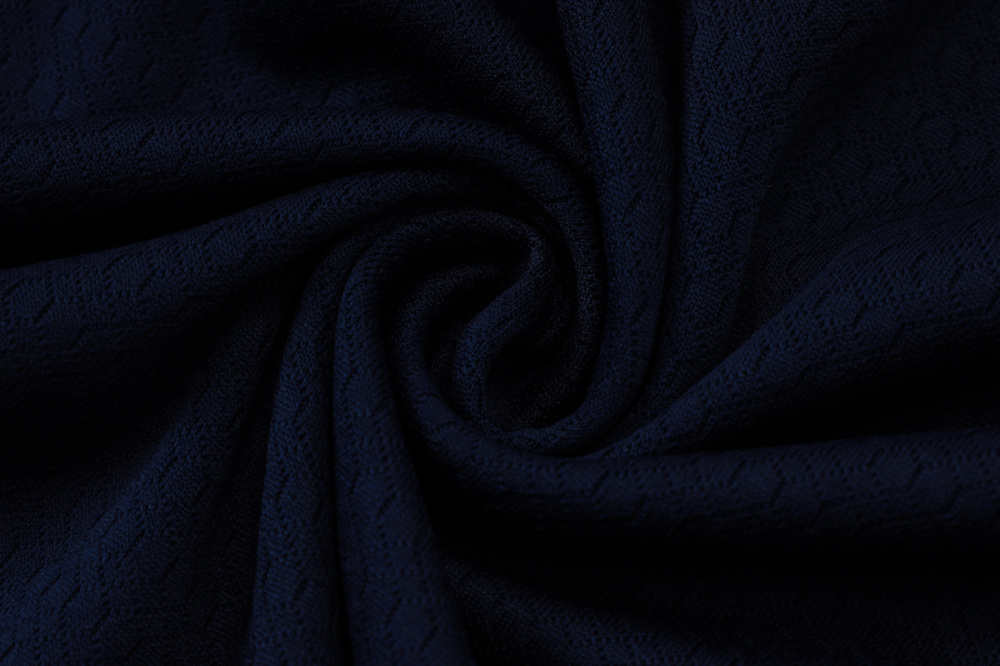 2025/2026 Marseille Navy Blue Long-Sleeve Half-Zip Training Suit Kit