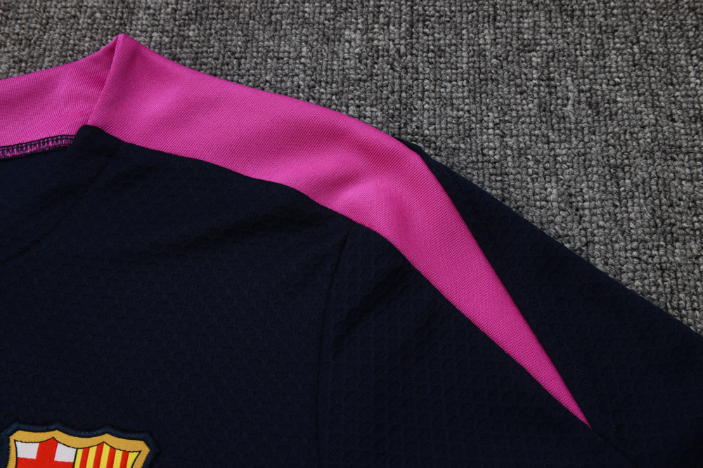 2025/2026 Barcelona dark blue short-sleeved training kit