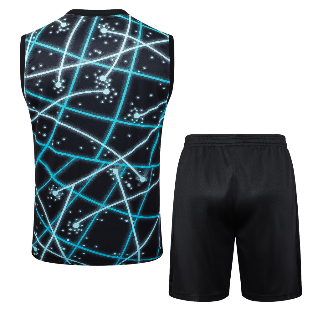 2025/2026 Inter Milan Black starry sky inkjet sleeveless training kit