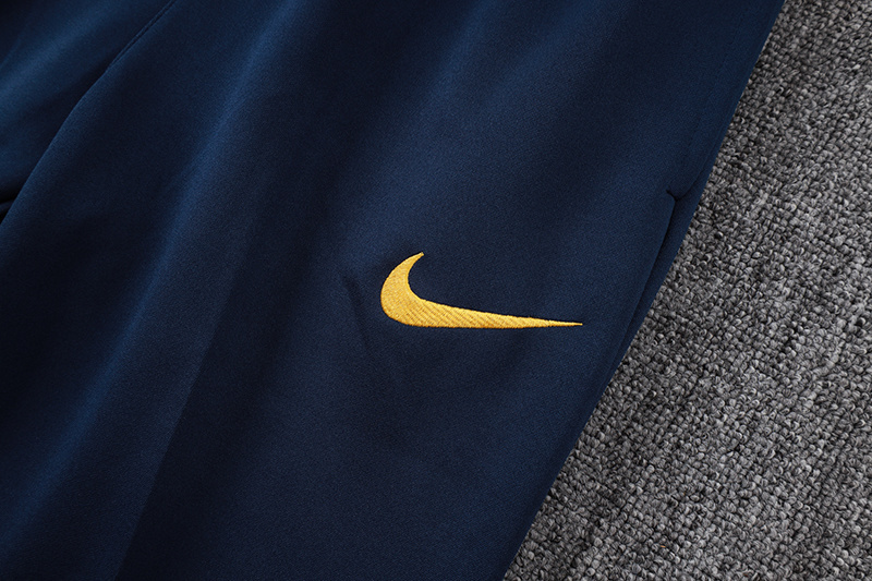 2025/2026 Barcelona dark blue long-sleeved full-zip training kit