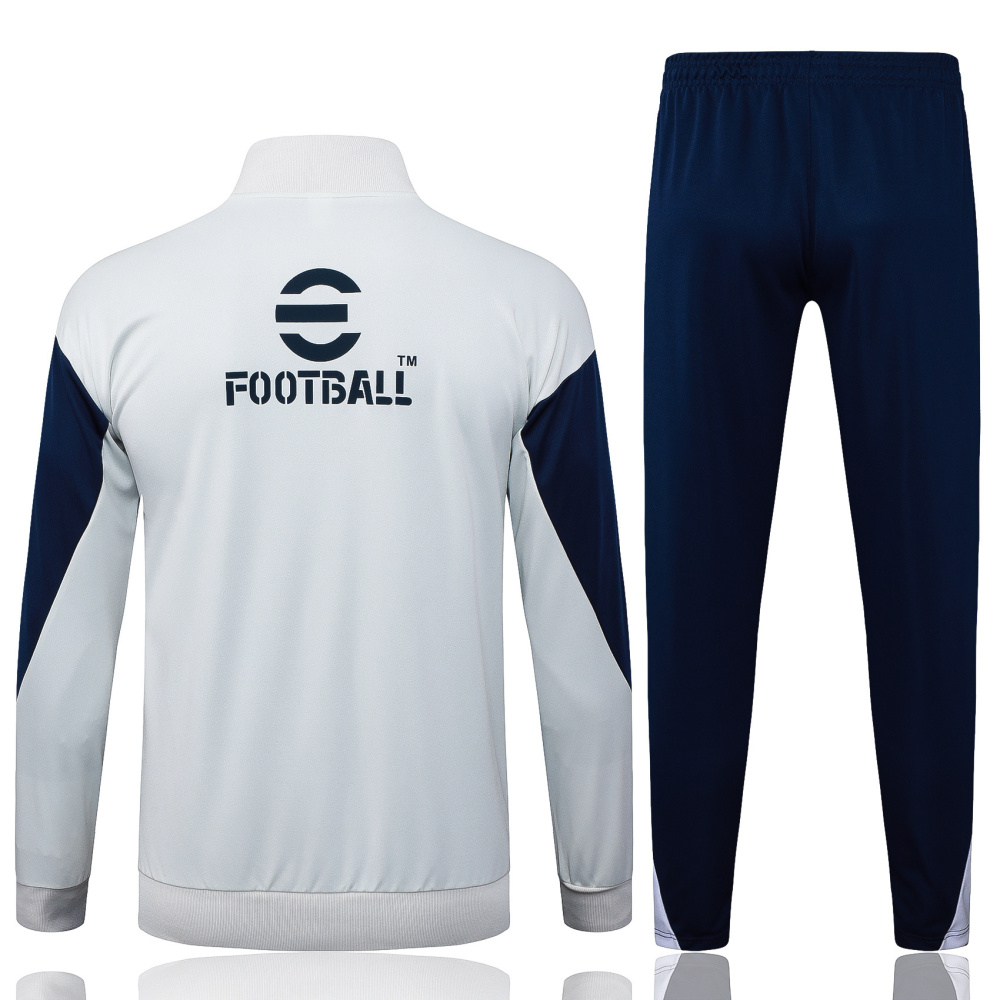 2025/2026 Inter Milan White long-sleeved full-zip training kit