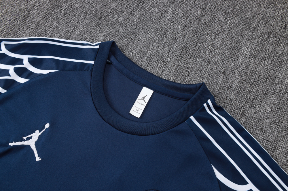2025/2026 Paris Saint-Germain Navy Blue Short-Sleeve Training Kit