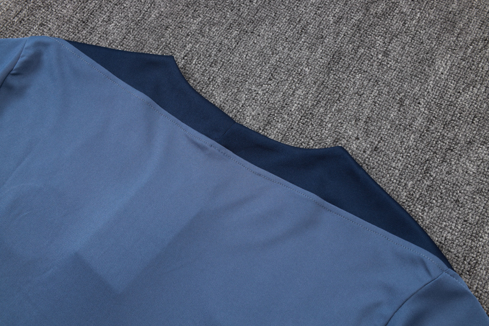 2025/2026 Paris Saint-Germain Light Grey Short-Sleeve Training Suit Kit