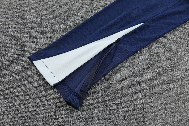 2025/2026 Inter Milan Light gray Long-Sleeved Half-Zip Training Kit