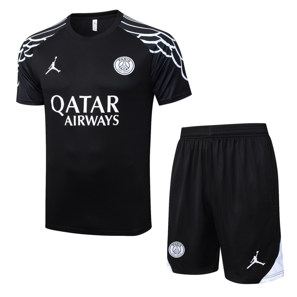 2025/2026 Paris Saint-Germain Navy Blue Short-Sleeve Training Kit