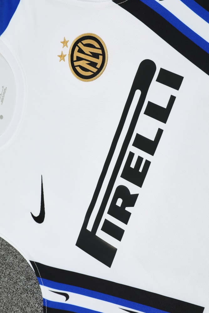2025/2026 Inter Milan White sleeveless training kit