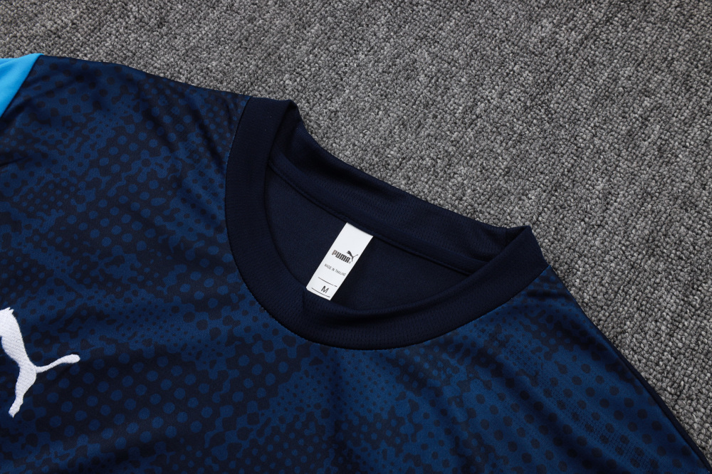 2025/2026 Marseille Blue Short-Sleeve Training Kit