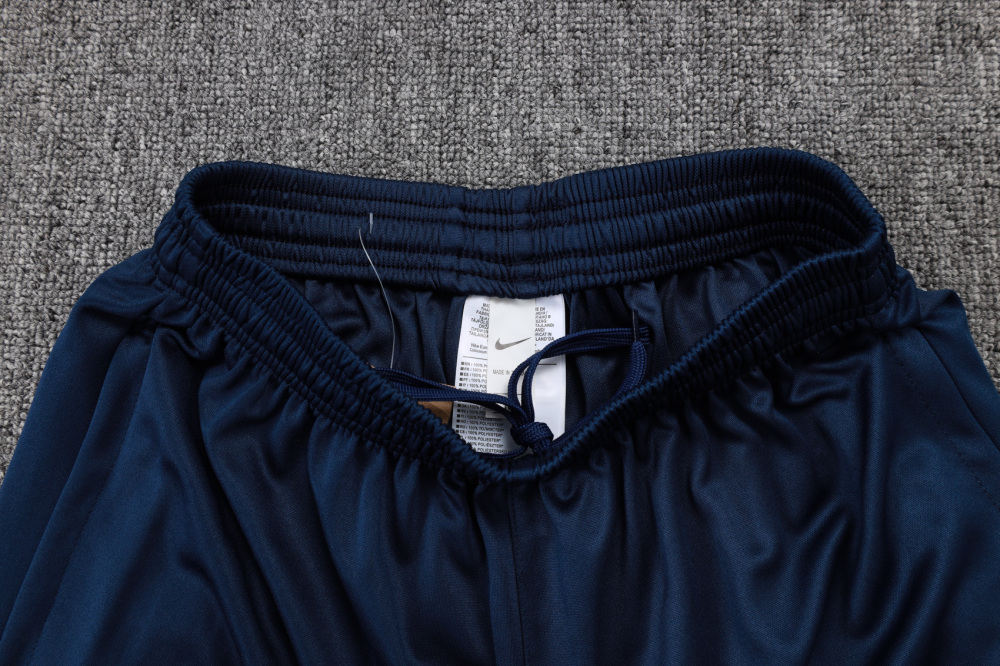 2025/2026 Paris Saint-Germain Blue Half-Zip Long-Sleeve Training Suit Kit
