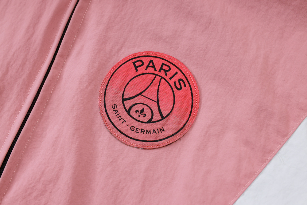 2025/2026 Paris Saint-Germain Pink Long Zip-Up Jacket Set