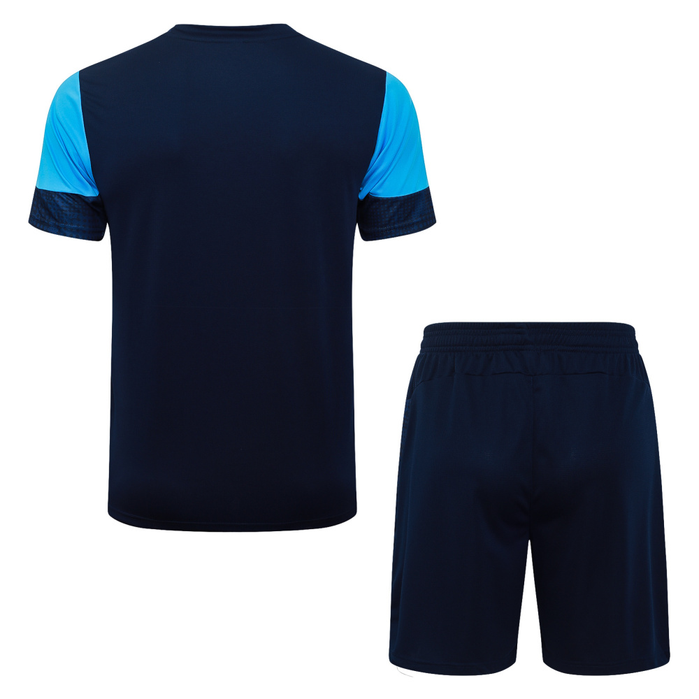 2025/2026 Marseille Blue Short-Sleeve Training Kit