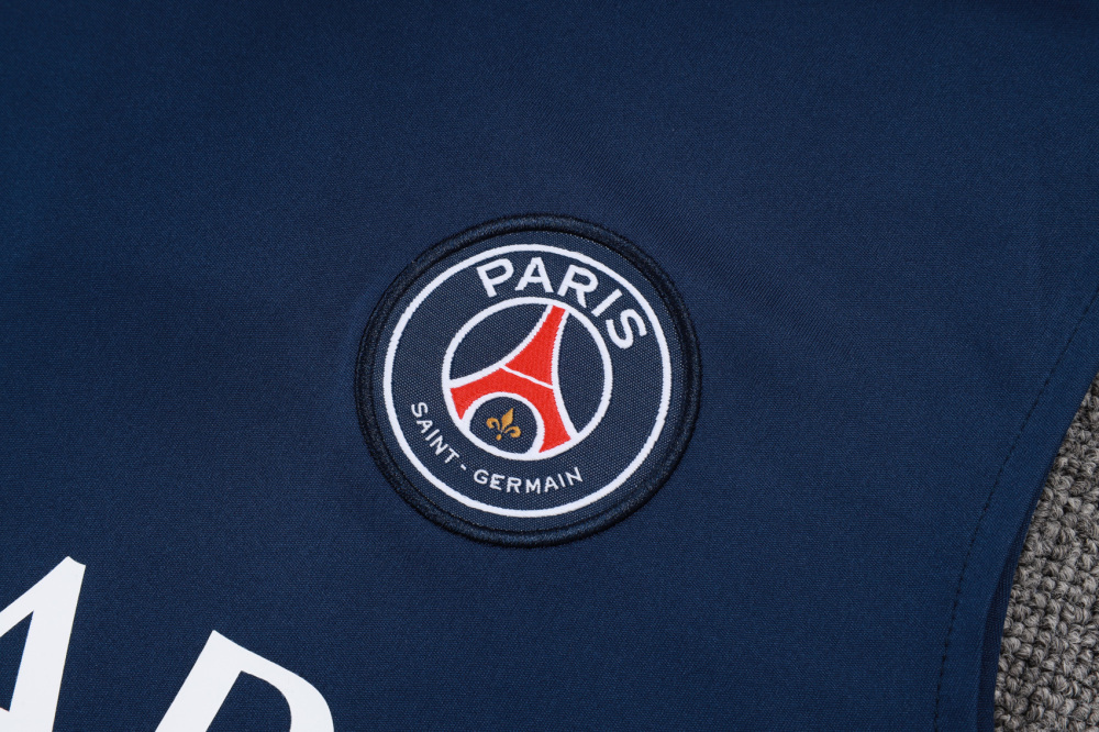 2025/2026 Paris Saint-Germain Dark Blue Sleeveless Training Kit