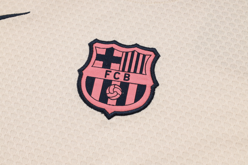 2025/2026 Barcelona beige short-sleeved training kit