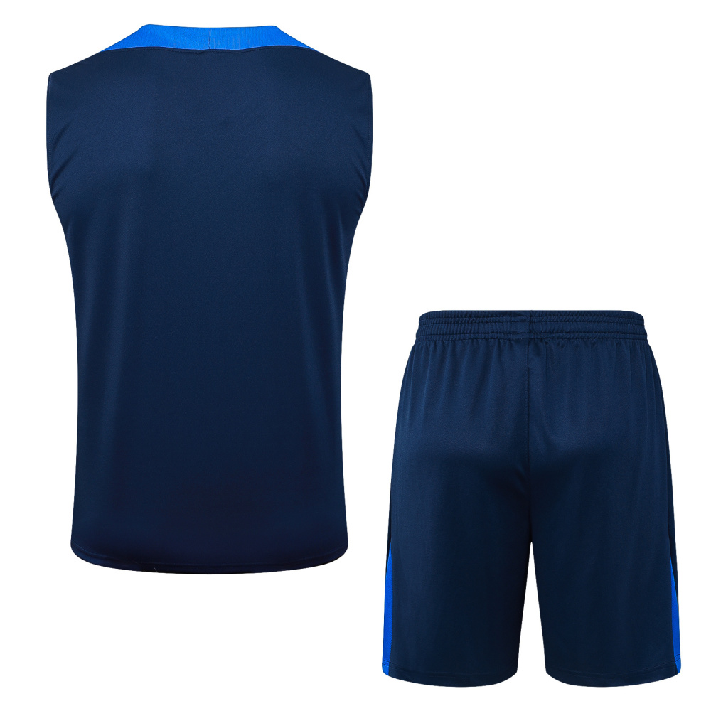 2025/2026 Paris Saint-Germain Dark Blue Sleeveless Training Kit