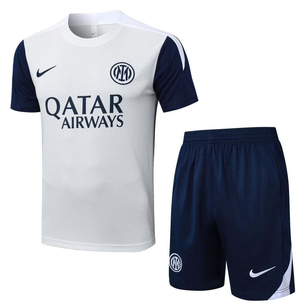 2025/2026 Inter Milan Off-white short-sleeved training kit