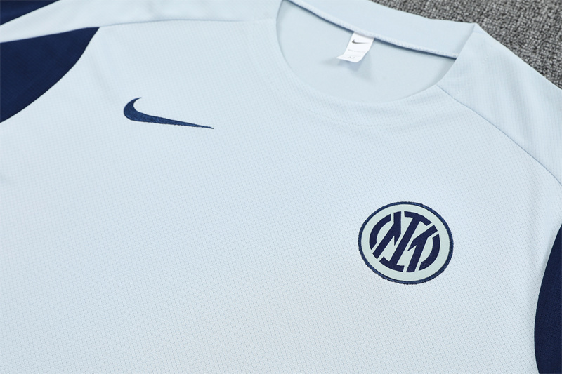2025/2026 Inter Milan Light gray short-sleeved training kit