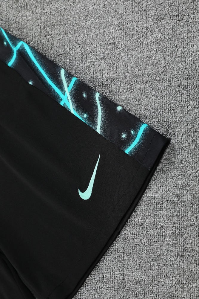 2025/2026 Inter Milan Black starry sky inkjet short-sleeved training kit