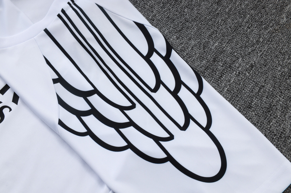 2025/2026 Paris Saint-Germain White Inkjet Short-Sleeve Training Kit