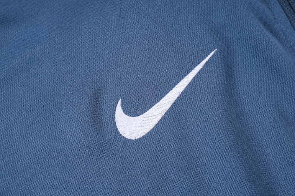 2025/2026 Paris Saint-Germain Blue-Grey Long-Zip Long-Sleeve Training Suit Kit