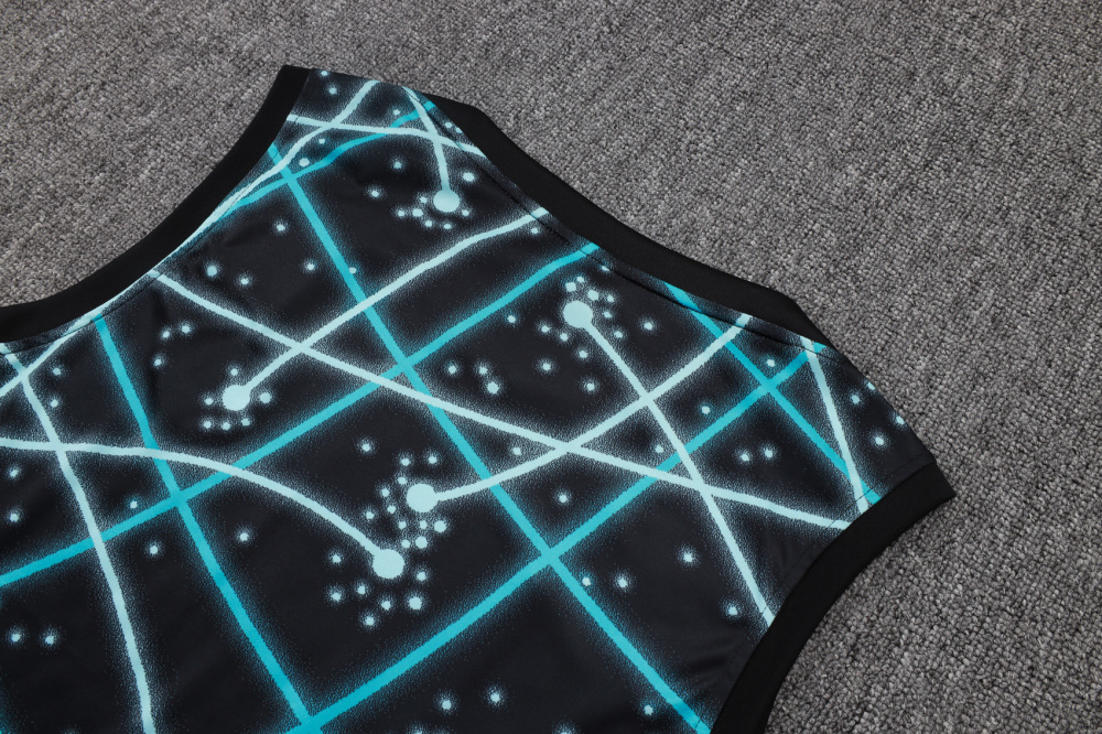 2025/2026 Inter Milan Black starry sky inkjet sleeveless training kit