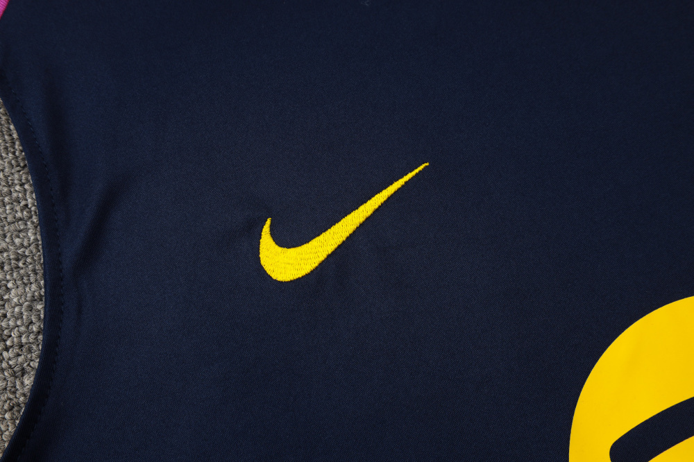 2025/2026 Barcelona dark blue sleeveless training kit