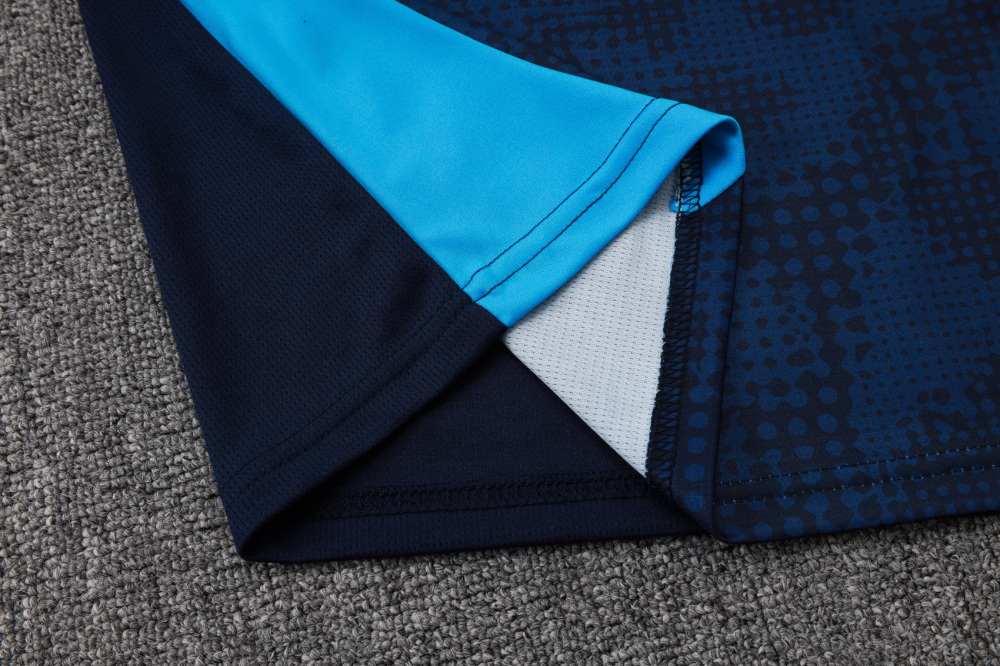 2025/2026 Marseille Blue Short-Sleeve Training Kit