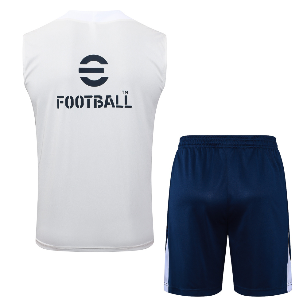 2025/2026 Inter Milan Off-white sleeveless training kit