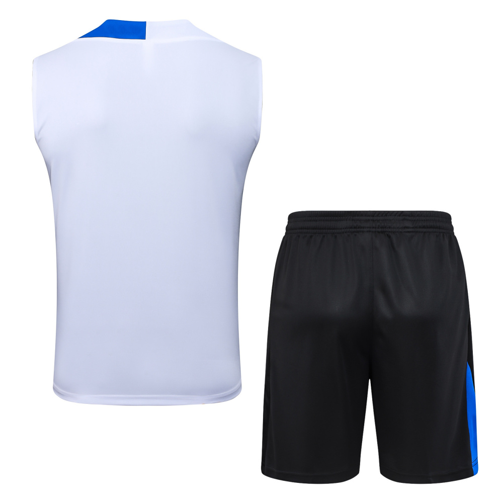 2025/2026 Paris Saint-Germain white sleeveless training kit